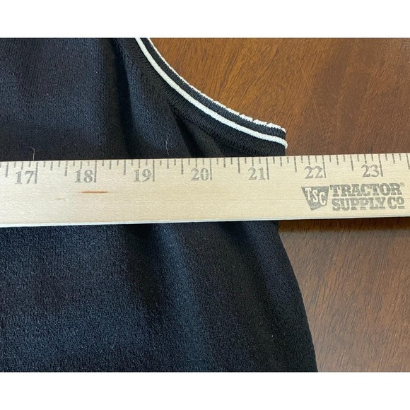 Vintage Anne Klein Womens 2X Black Pullover Sweater Top Career‎ Preppy Office - Picture 4 of 8